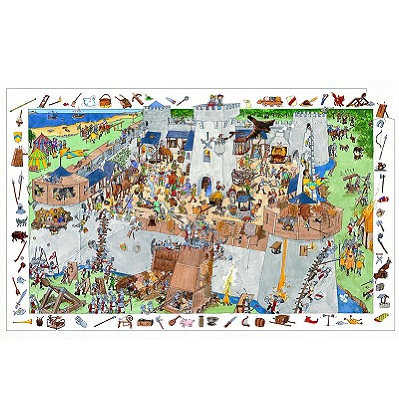 Puzzle 100 pièces Thème Château fort