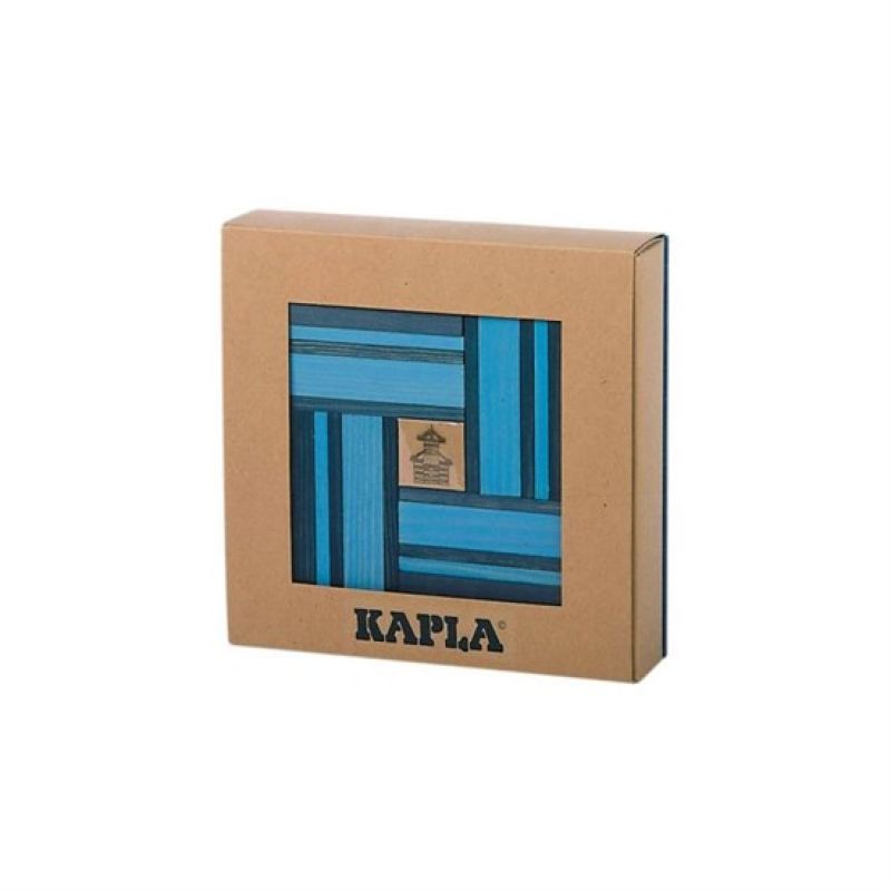 Kapla - Coffret de 40 planchettes de 2 couleurs avec livre d'art 